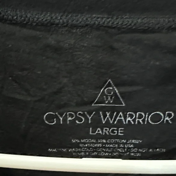 Gypsy Warrior Black Graphic Tank Top - Picture 2 of 5